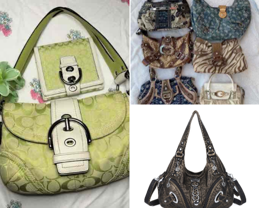 bags cover photo collage