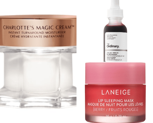 Skincare cover photo collage