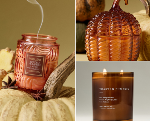 Fall Candles! Pumpkin Spice & Everything Nice! cover photo collage