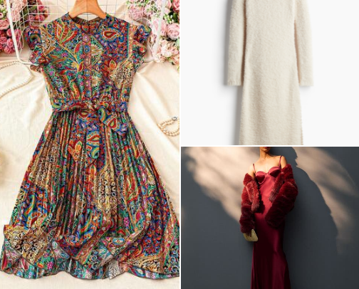 Dress for women cover photo collage