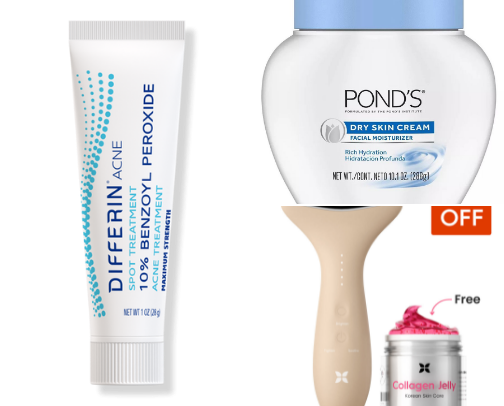 Skincare Routine cover photo collage