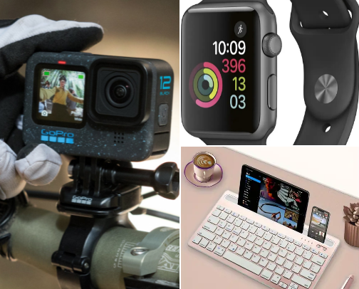Technology cover photo collage