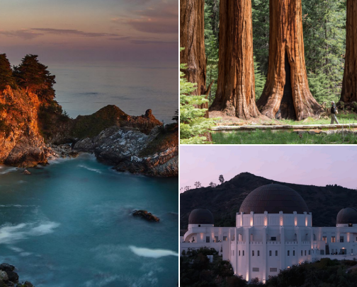 50 States Series: California 🌊 cover photo collage