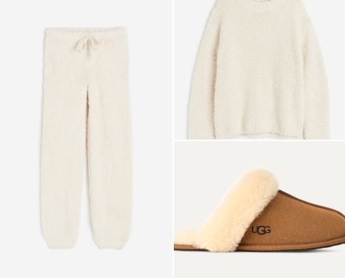 Cozy At Home Outfits cover photo collage