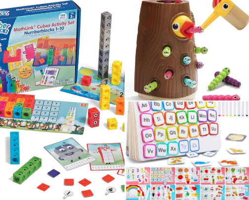 Learning games cover photo collage