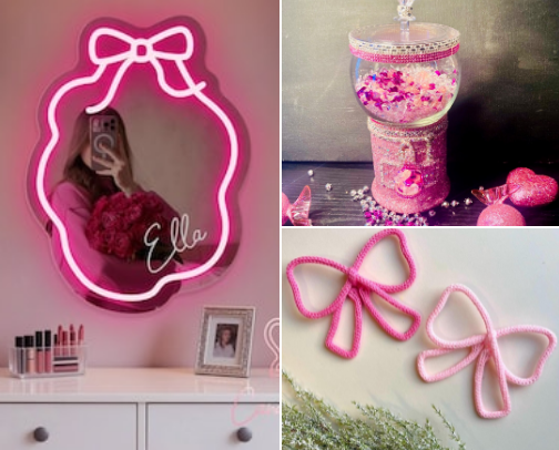 Pink Home Decor cover photo collage