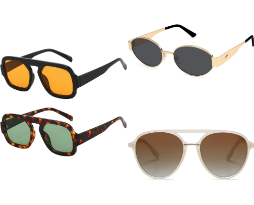 Shop - Amazon - Sunglasses cover photo collage
