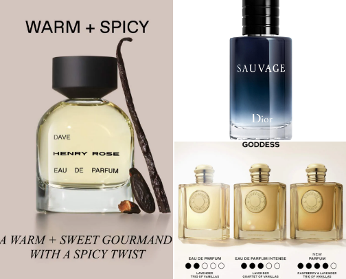 🌺 Fragrances cover photo collage