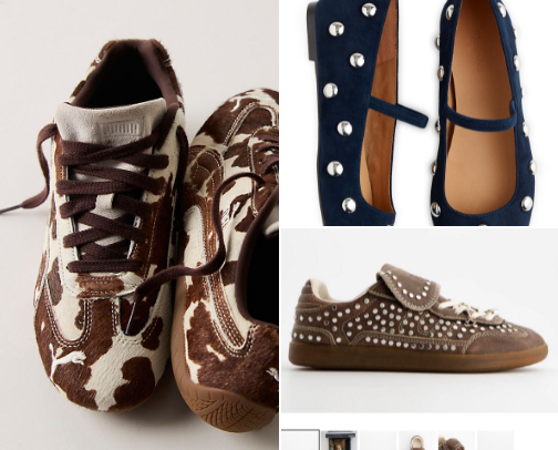 Cool girl shoes⭐️🐆 cover photo collage