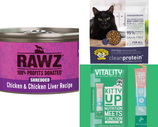 Cat food recs cover photo collage
