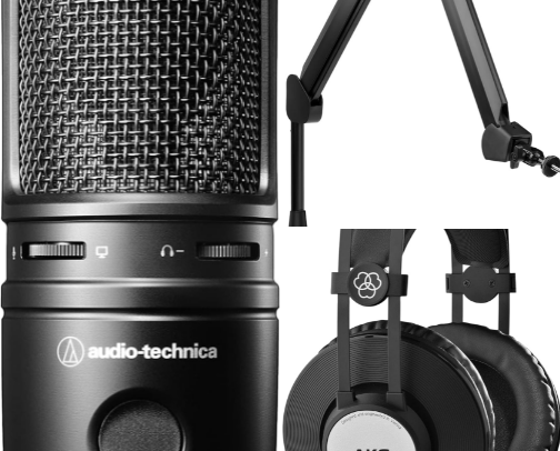 Level up your audio at home cover photo collage