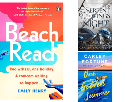 Vacation Reads You Won’t Be Able to Put Down (Beach & Poolside Books)☀️✈️ cover photo collage