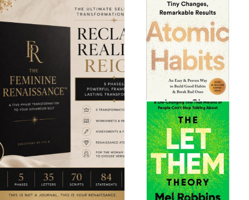 Feminine energy boosters! cover photo collage