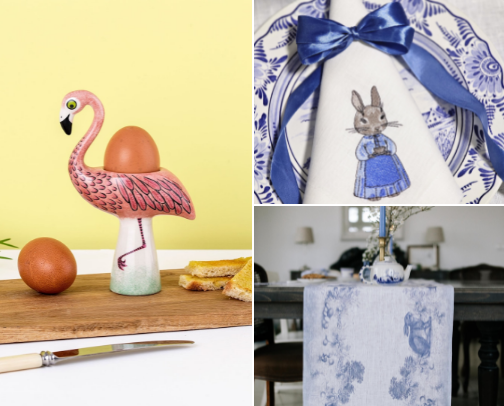A Curated Guide to Ground Your Easter Feast with Charming Tableware cover photo collage