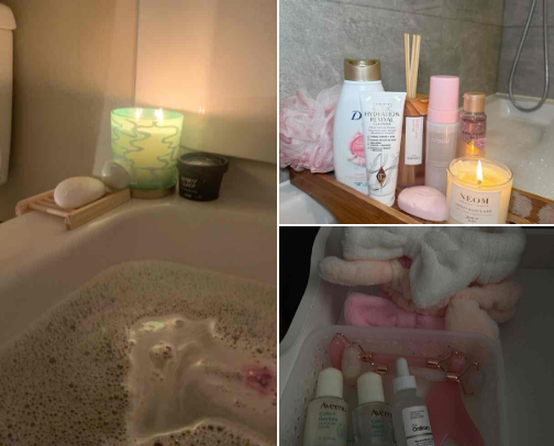 DIY Spa Day on a Budget cover photo collage