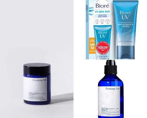 My favorite beauty recs cover photo collage