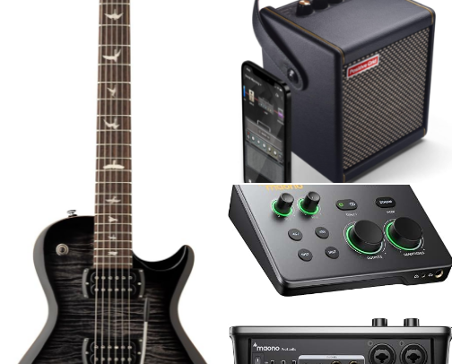 🎸Studio & Music Gear cover photo collage