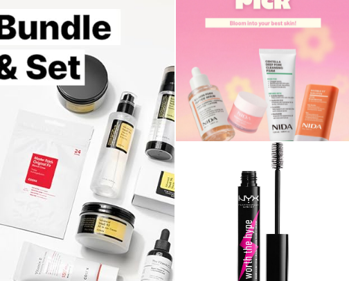 My favorite beauty recs cover photo collage