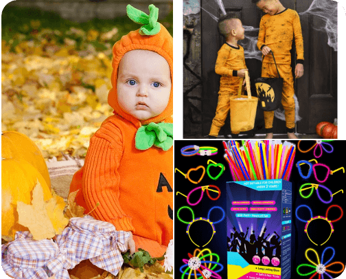 Baby Halloween cover photo collage