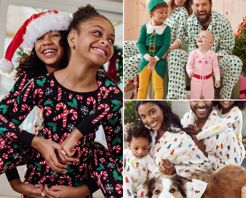 Family Holiday Pajamas 🎅🏼 cover photo collage