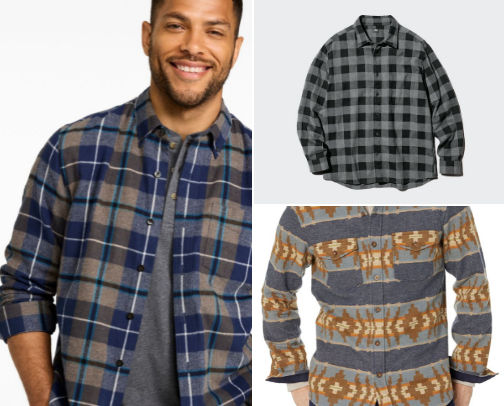 Flannel Shirt + Distressed Denim cover photo collage