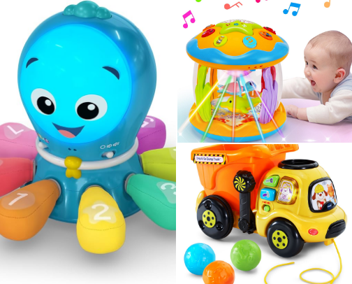 Christmas gifts for children aged 6 months to 3 years cover photo collage
