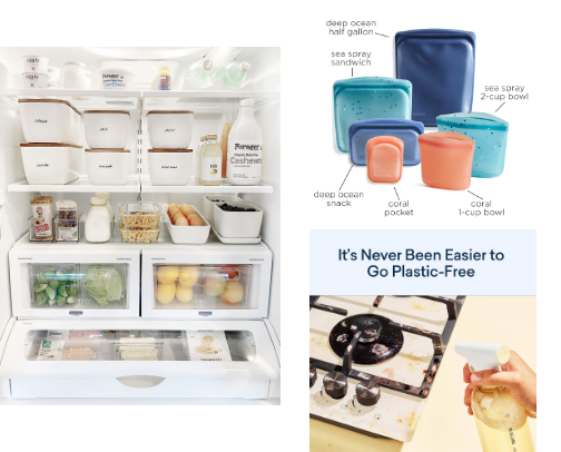 Fridge Organization Tips and Tricks cover photo collage