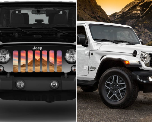 Jeep Wrangler accessories cover photo collage