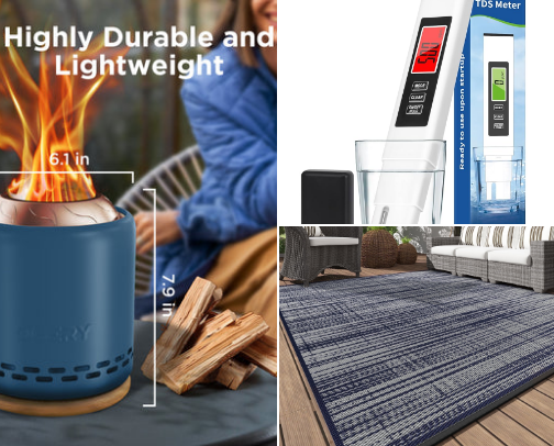 Camping Gadgets cover photo collage