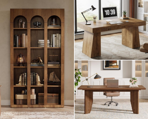 Home office inspiration cover photo collage