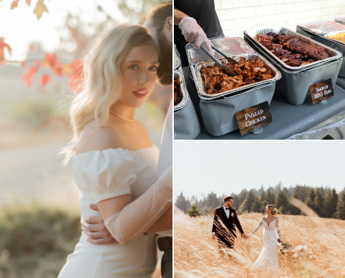 Isabella + Drake cover photo collage