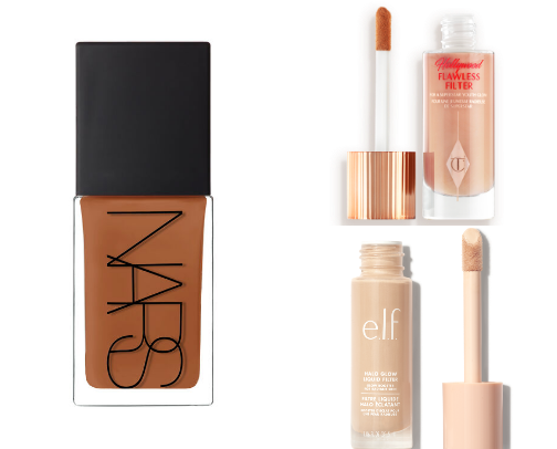 Makeup I use on the daily cover photo collage