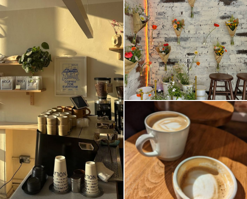 nyc coffee shops cover photo collage