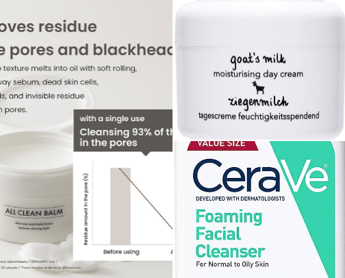 Skincare for oily skin cover photo collage