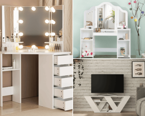 Furniture cover photo collage