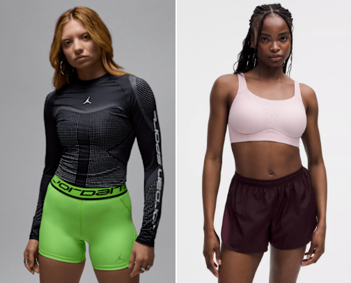 Best women's gym clothes cover photo collage