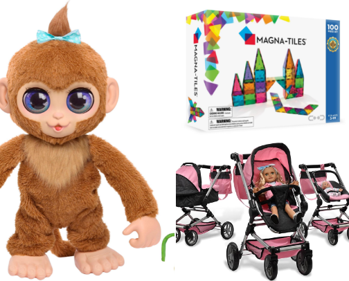 are your kids bored? Not mine! 🤪 TOYS! cover photo collage