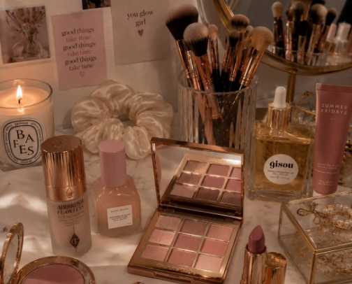 •~makeup products~•🪞🎀 cover photo collage