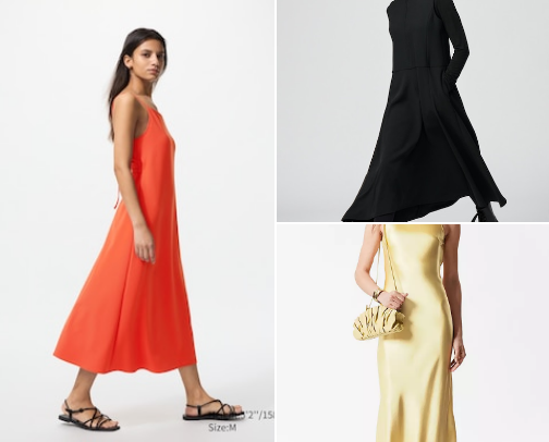 Timeless Luxury Dresses Collection cover photo collage
