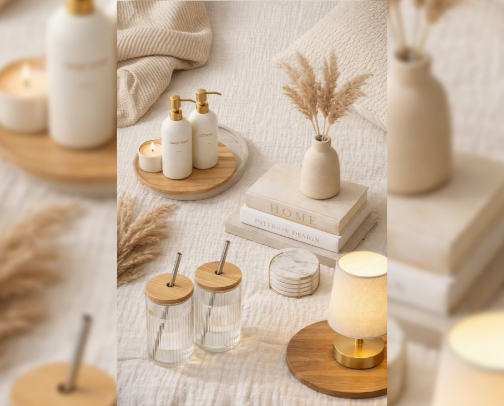 Cozy home decore finds cover photo collage