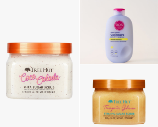 shower routine essentials cover photo collage