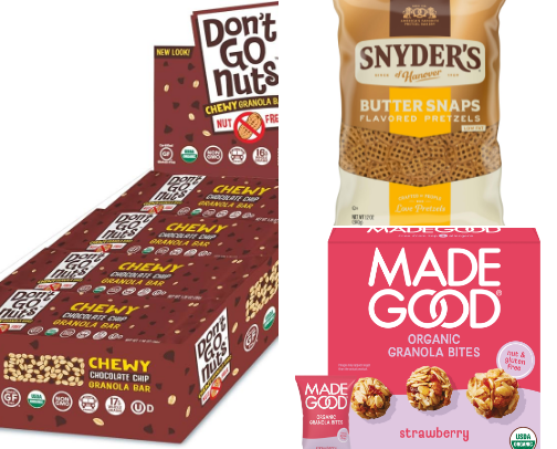 My Favorite Snacks (nut free) cover photo collage