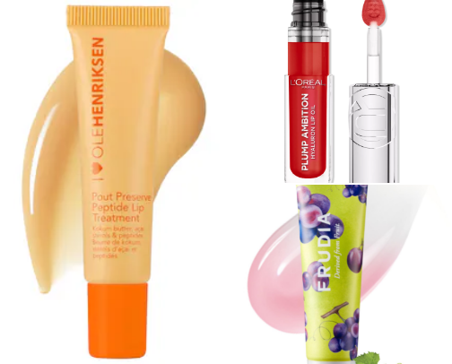 Lip products cover photo collage