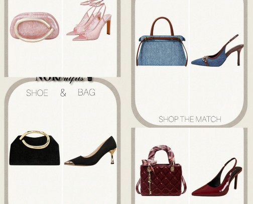 👠👜 Matching Shoes & Bags | Chic Fashion Pairings cover photo collage