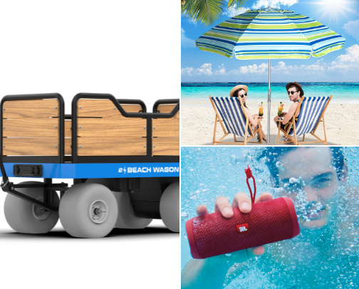 Come with me to a day at the beach Florida style 🤍 cover photo collage
