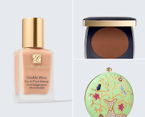 ESTEE  LAUDER  favorites cover photo collage
