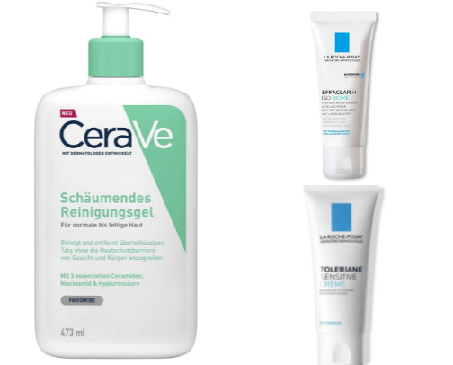 Skincare cover photo collage
