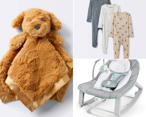 Shopping for a baby boy (and his mama) at Target! cover photo collage