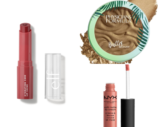 Everyday Makeup Essentials on a Budget cover photo collage
