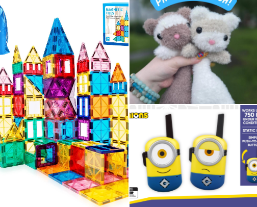 Kid's Cozy Gift Stuff : Toys, Fun Activities, & More cover photo collage